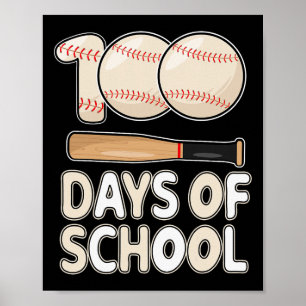 Poster Dias de Basebol Escolar Para Crianças Estudantes 1