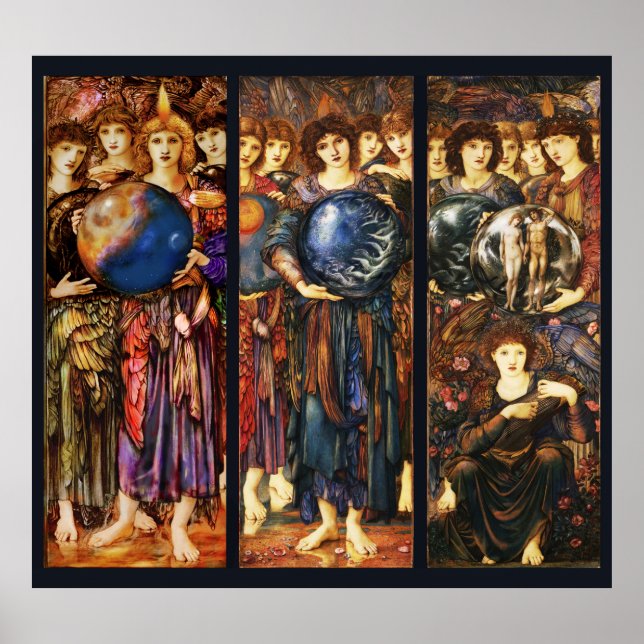 Poster DIAS DE CRIAÇÃO ANJO 4º, 5º, Sexto Dia (Frente)