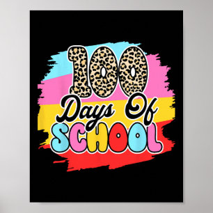 Poster Dias De Escola 100 Dias Mais Inteligentes 100 Dias