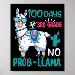 Poster Dias de Escola Sem Problema Llama Ensino de 3º Gra