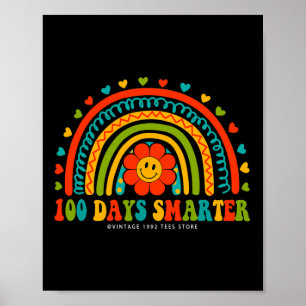 Poster Dias De Menina De Professora Da Escola 100 Dias Ma