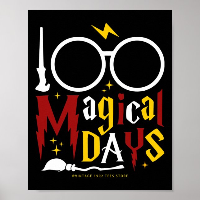 Poster Dias De Professores Mal Geridos Crianças 100 Mágic (Frente)