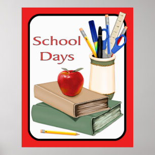 Póster Dias escolares