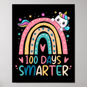 Poster Dias Mais Inteligentes Crianças Meninas Unicórn 10