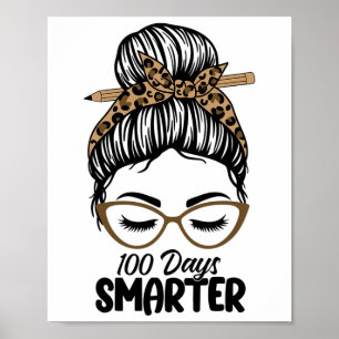 Poster Dias Menina Mais Inteligente Mulheres Leopardo Coq