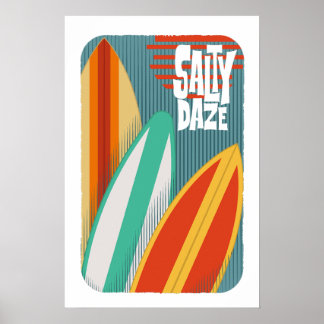 Poster Dias Salgados de Surf