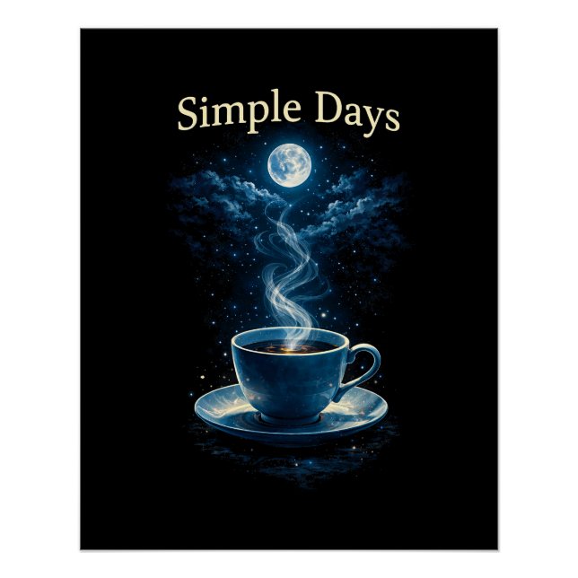 Póster Dias Simples (Frente)