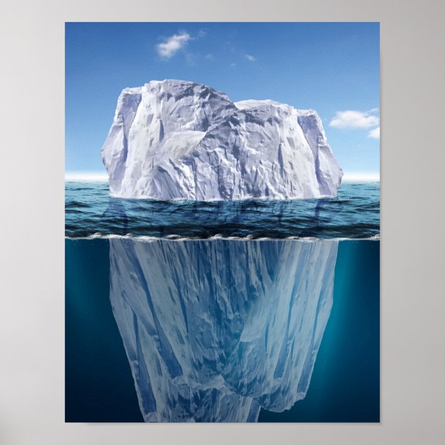 Poster Dica do Iceberg (Frente)