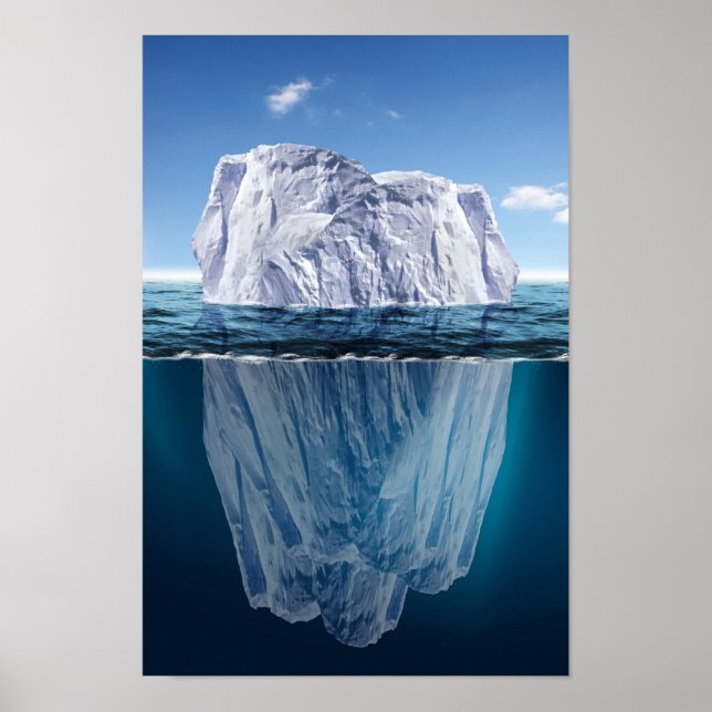 Póster Dica do Iceberg (Frente)