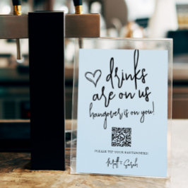 Poster Dica Engraçada De Casamento Seu Sinal De Código QR