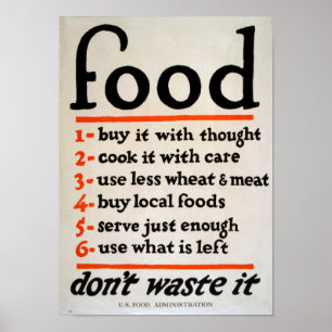 Poster Dicas de comida