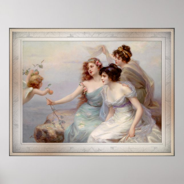 Poster Die drei Grazien por Edouard Bisson (Frente)