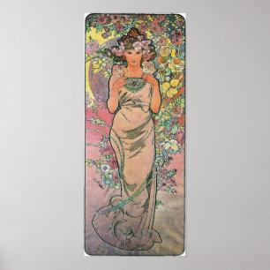 Poster Die Rosa de Alfons Mucha 1898