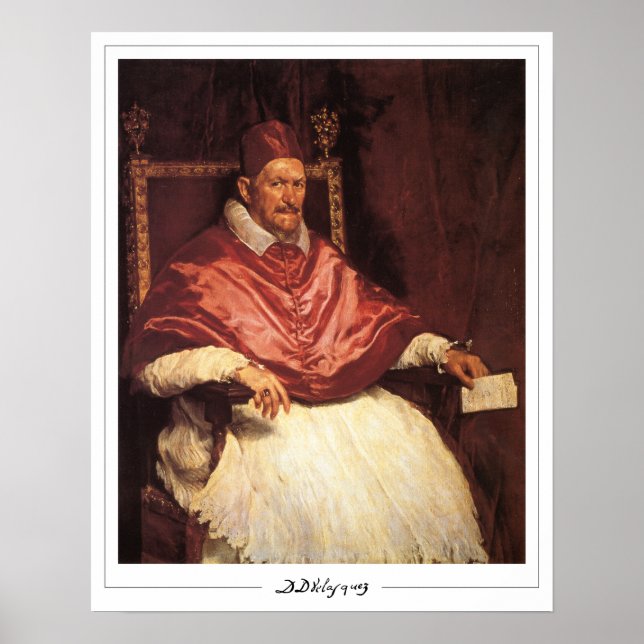 Poster Diego Velázquez Zedign Cartaz de Arte #95 (Frente)