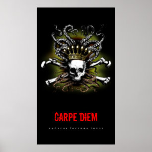 Póster Diem de Carpa do Rei Pele