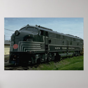 Poster Diesel central do passageiro dos EUA, New York EMD