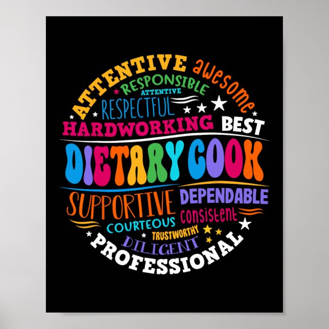 Poster Dietary Cook Appreciation Week Healthcare Workers  (Frente)
