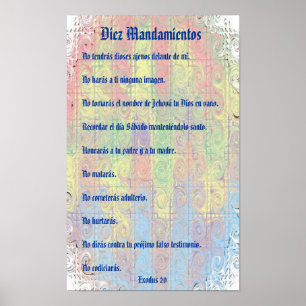 Poster Díez Mandamientos