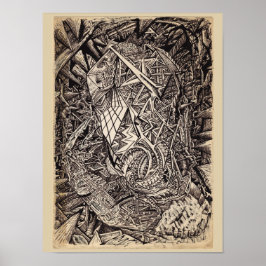Póster Diffartado (morador de caverna)