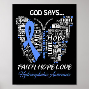 Poster Diga Faith Hope Love Hidrocephalus Awarness Presen
