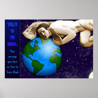 Diga Isso Ao Mundo (Poster Personalizado)