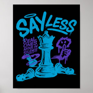 Poster Diga Menos Roupa De Roupa De Lixo Tee Aqua Combina