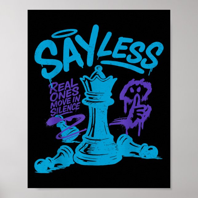 Poster Diga Menos Roupa De Roupa De Lixo Tee Aqua Combina (Frente)