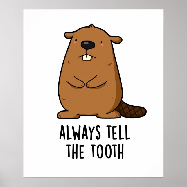 Poster Diga Sempre Ao Feiticeiro De Pavimento De Animais  (Frente)