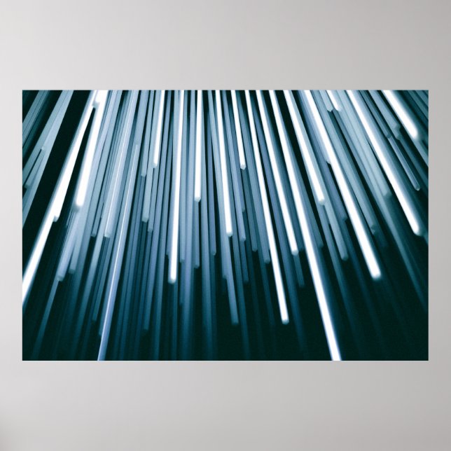 Poster Digital branco e preto (Frente)