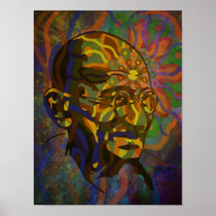 Póster digital gandhi - 2012