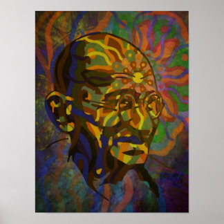 Póster digital gandhi - 2012