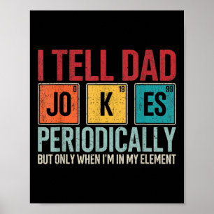 Poster Digo às Piadas Pais Periodicamente Engraçadas Pai&