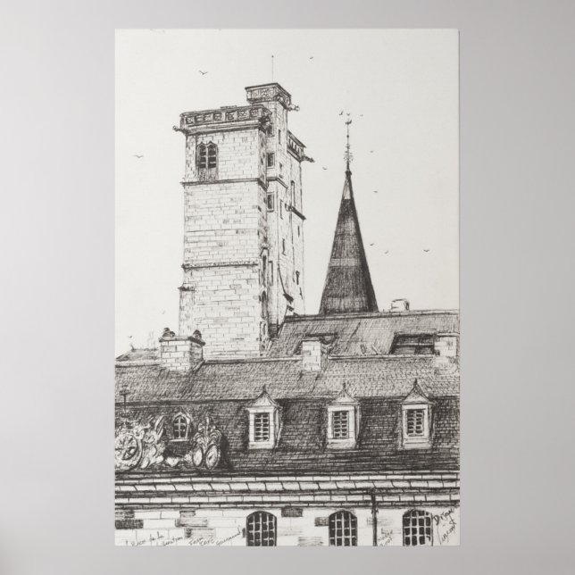 Póster Dijon Rooftops França.2008 (Frente)