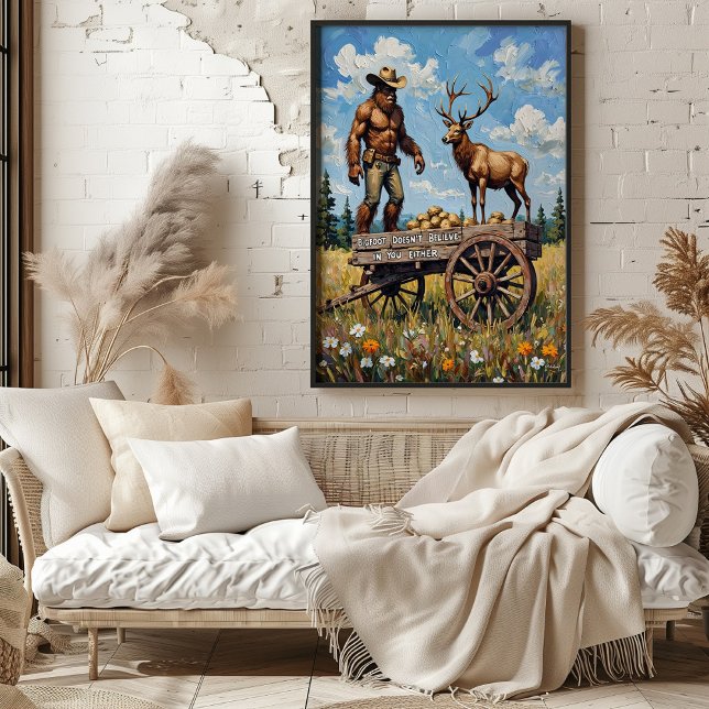 Poster Dilema do Pé Grande: O Elk e o Vagão (Criador carregado)