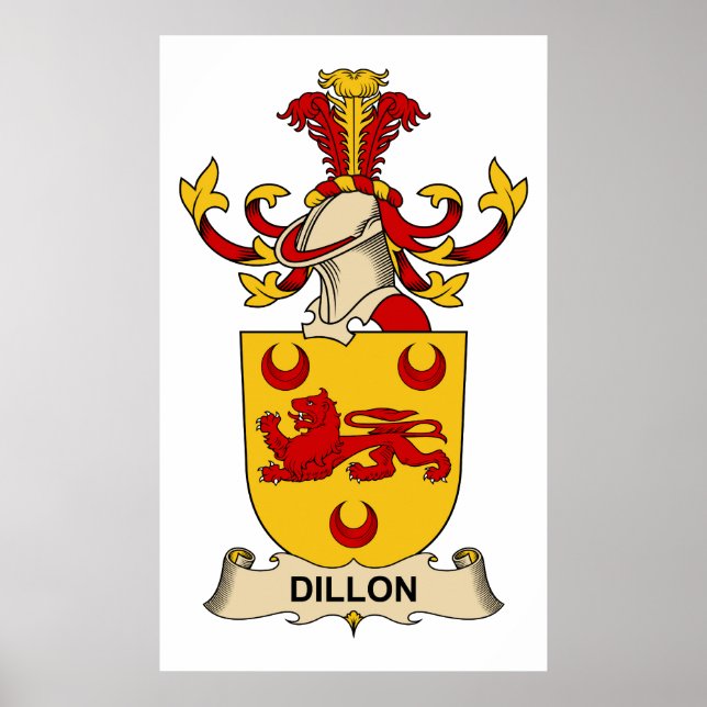 Poster Dillon Family Crests (Frente)