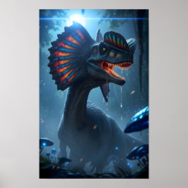 Poster Dilophossauro Dinossauro
