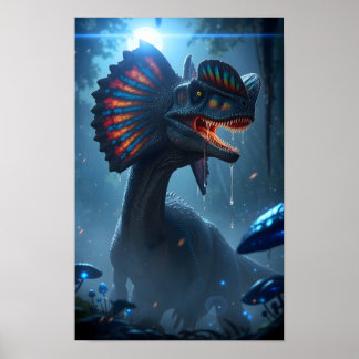 Poster Dilophossauro Dinossauro