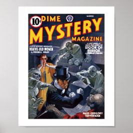 Poster Dime Mystery Magazine (Mar, 1941)
