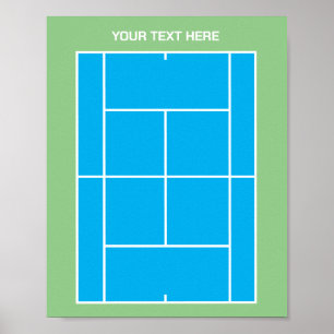 Poster dimensões de layout tênis