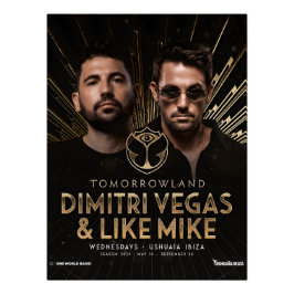 Póster Dimitri Vegas & Like Mike - Ushuaïa