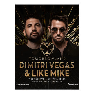 Póster Dimitri Vegas & Like Mike - Ushuaïa