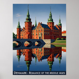 Poster Dinamarca - Castelo de Frederiksborg