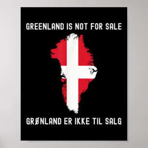 Poster Dinamarca Gronelândia Não Destinada À Venda Traduç