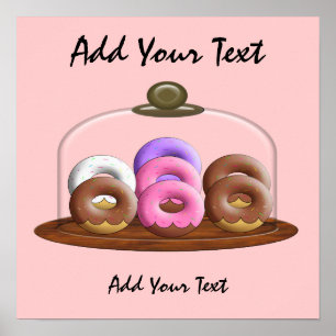 Póster Dina's Doughnut