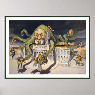 Póster Dinheiro e política