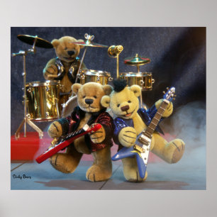 Poster Dinky Bears em Tour