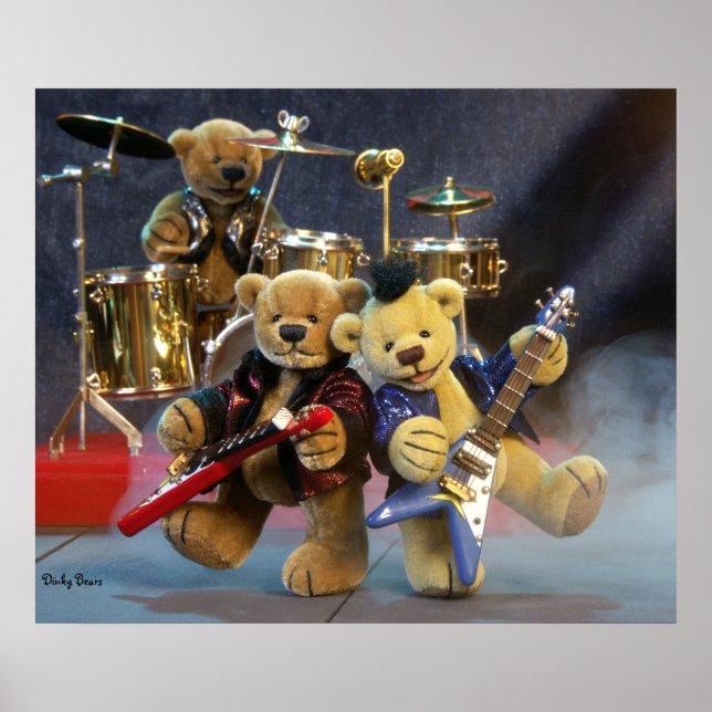 Poster Dinky Bears em Tour (Frente)