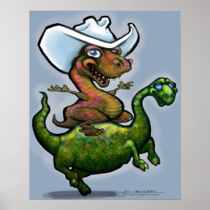 Poster Dino Bronco