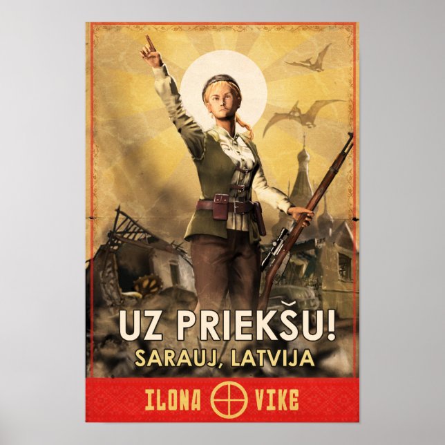 Poster Dino D-Day: Ilona Vike (Frente)