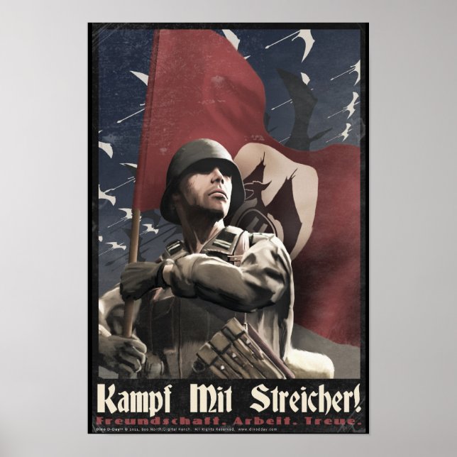 Póster Dino D-Day: Streicher (Frente)